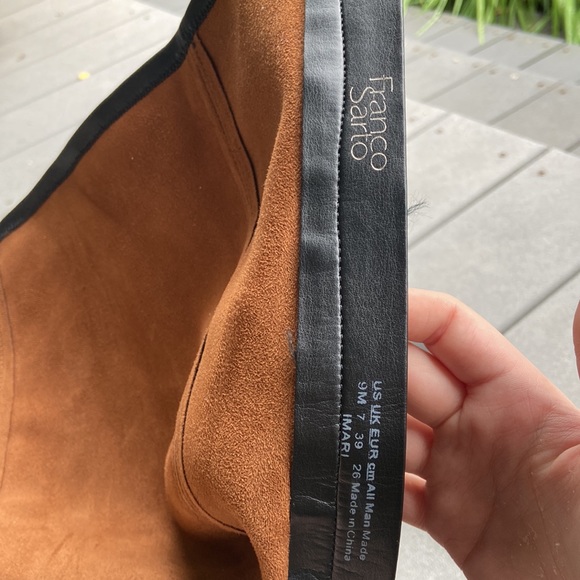 Franco Sarto Imari Black Heeled Tall Boots - Picture 7 of 7